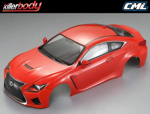 Killer Body Lexus RC F 195mm Finished Body - Orange — image 3 of 20