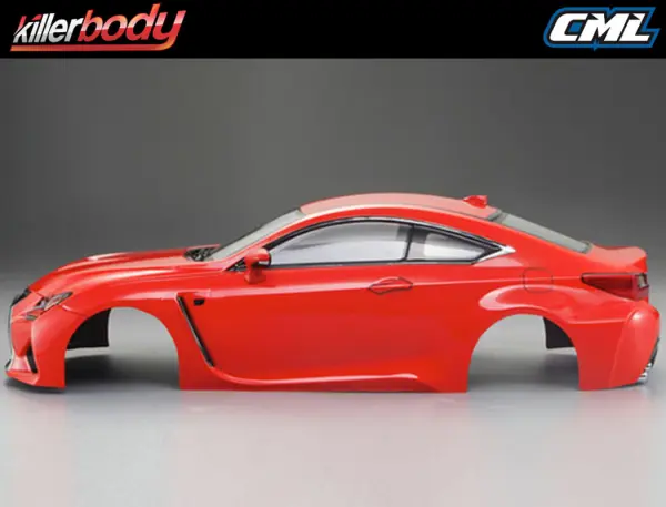Killer Body Lexus RC F 195mm Finished Body - Orange — image 21 of 21