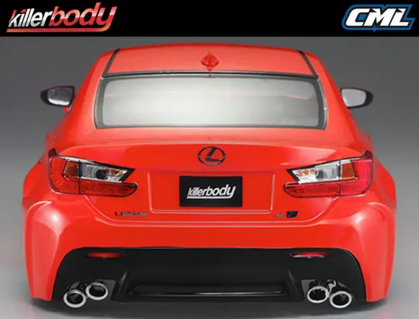 Killer Body Lexus RC F 195mm Finished Body - Orange — image 9 of 20
