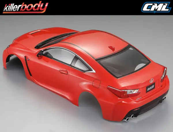 Killer Body Lexus RC F 195mm Finished Body - Orange — image 7 of 20