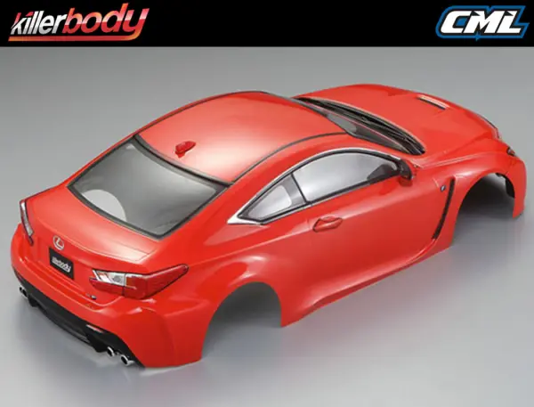 Killer Body Lexus RC F 195mm Finished Body - Orange — image 5 of 20
