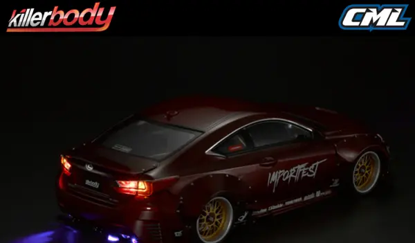 Killer Body Lexus RC F 195mm Wide Body Full Kit — image 12 of 12
