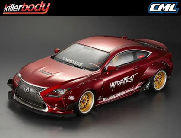 Killer Body Lexus RC F 195mm Wide Body Full Kit — image 4 of 12