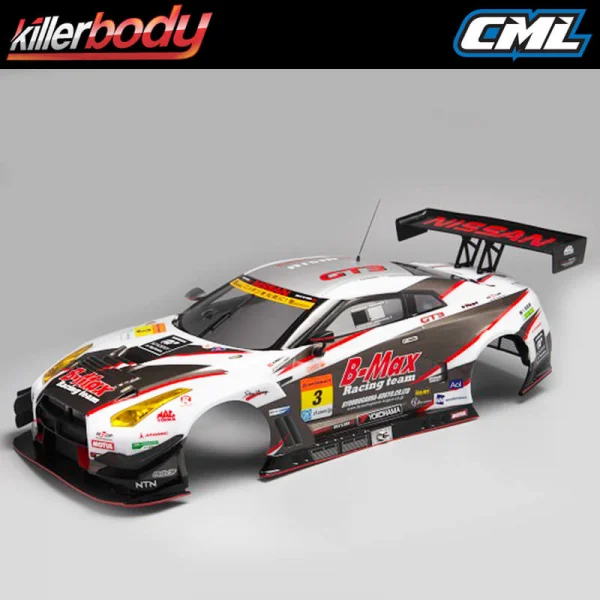 Killer Body B-MAX NDDP Nissan GT-R (Nismo GT3) Finished Body Set 195mm