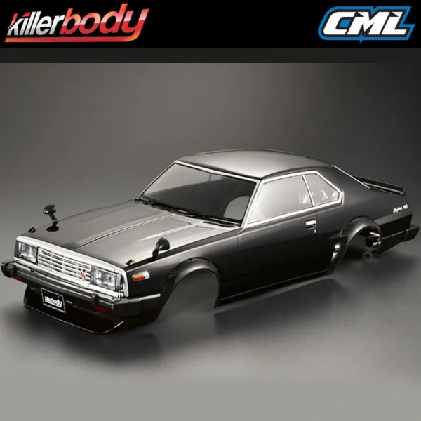 Killer Body Nissan Skyline 2000 Turbo GT-Es 195mm Finished Black