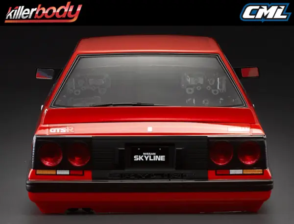 Killer Body Nissan Skyline R31 195mm Finished Body Red — image 8 of 8