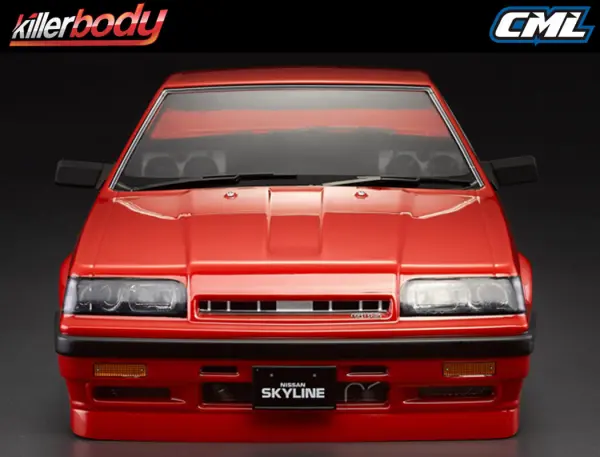 Killer Body Nissan Skyline R31 195mm Finished Body Red — image 7 of 8