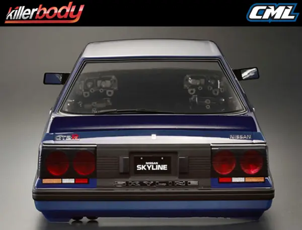 Killer Body Nissan Skyline R31 195mm Finished Body Blue — image 8 of 8