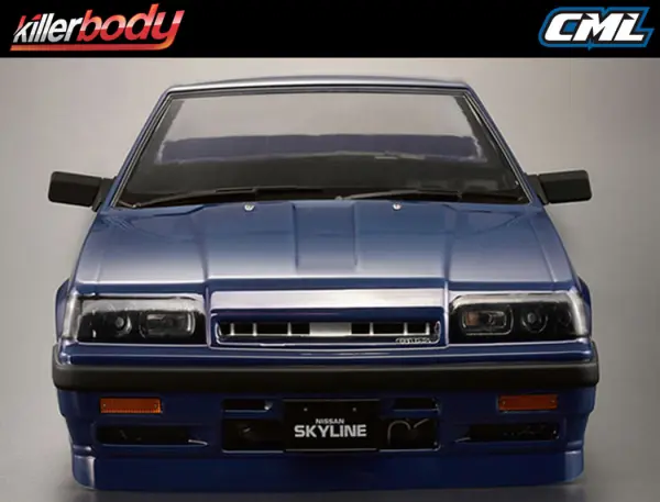 Killer Body Nissan Skyline R31 195mm Finished Body Blue — image 7 of 8