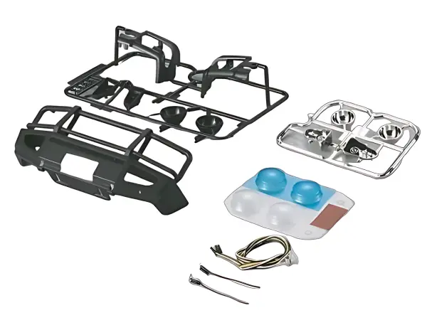 Killer Body 1:10 Alloy Bumper With LED Upgrade Sets Matt/Black — image 1 of 11