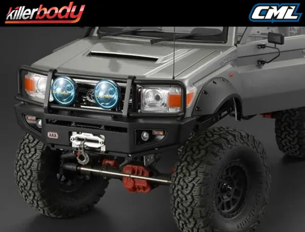 Killer Body 1:10 Alloy Bumper With LED Upgrade Sets Matt/Black — image 3 of 11