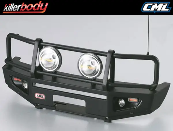 Killer Body 1:10 Alloy Bumper With LED Upgrade Sets Matt/Black — image 4 of 11