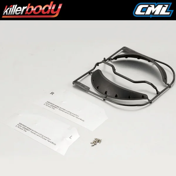 Killer Body Front Wheel Arches (3.75 Tyre) For Kb48601