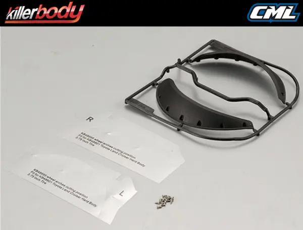 Killer Body Front Wheel Arches (3.75 Tyre) For KB48601 &mdash; image 6 of 7