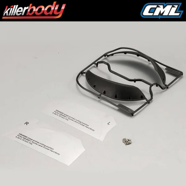 Killer Body Front Wheel Arches (4.53/4.72 Tyre) For Kb48601