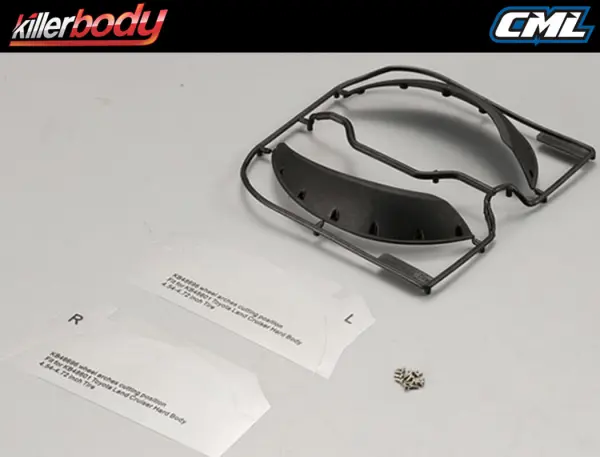 Killer Body Front Wheel Arches (4.53/4.72 Tyre) For KB48601 &mdash; image 6 of 7