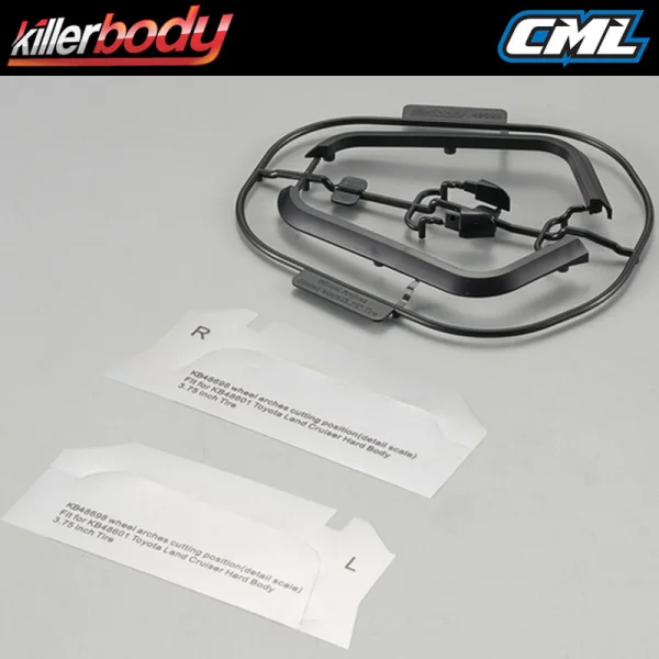 Killer Body Front Wheel Arches Scale (3.75 Tyre) For Kb48601