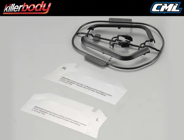 Killer Body Front Wheel Arches Scale (3.75 Tyre) For KB48601 &mdash; image 5 of 6