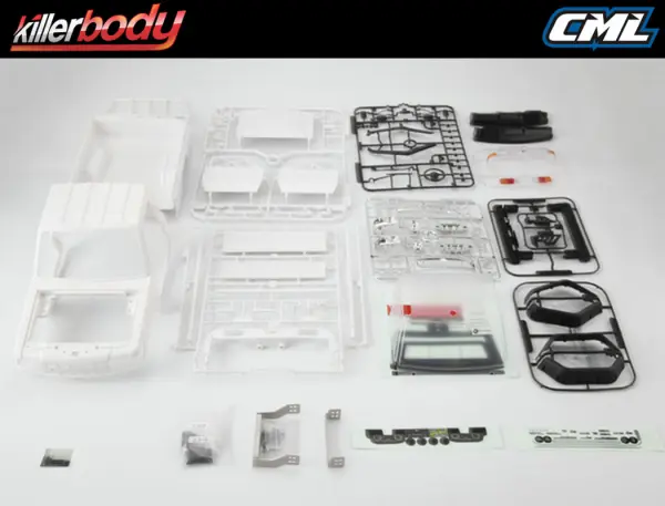Killer Body Toyota Land Cruiser 70 Hard Body Kit With Pedal + Arches - White (323mm WB) — image 9 of 12