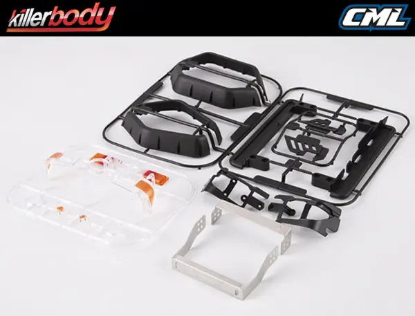 Killer Body Toyota Land Cruiser 70 Hard Body Kit With Pedal + Arches - White (323mm WB) — image 8 of 12