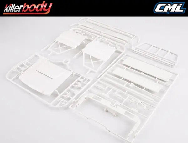 Killer Body Toyota Land Cruiser 70 Hard Body Kit With Pedal + Arches - White (323mm WB) — image 7 of 12