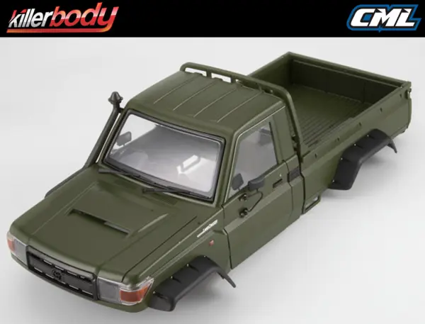 Killer Body Toyota Land Cruiser 70 Hard Body Kit - Matte Green (323mm WB) — image 6 of 13