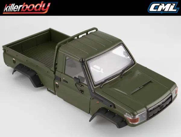 Killer Body Toyota Land Cruiser 70 Hard Body Kit - Matte Green (323mm WB) — image 5 of 13
