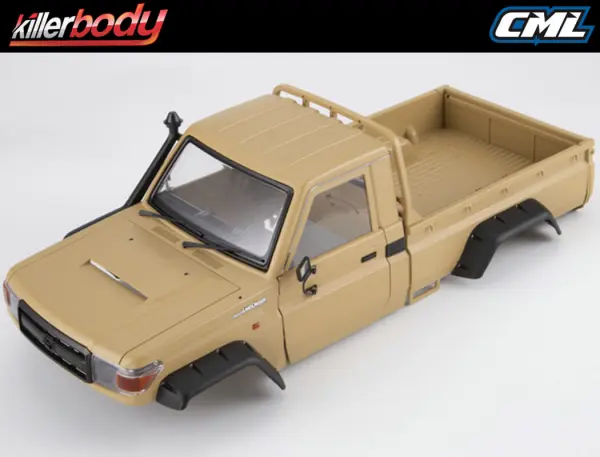 Killer Body Matte Desert Toyota Land Cruiser 70 Hard Body Kit (Fits TRX-4) - 323mm Wheelbase — image 4 of 12
