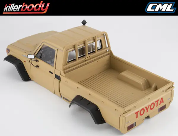 Killer Body Matte Desert Toyota Land Cruiser 70 Hard Body Kit (Fits TRX-4) - 323mm Wheelbase — image 12 of 12