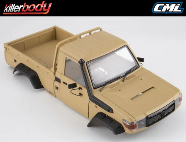 Killer Body Matte Desert Toyota Land Cruiser 70 Hard Body Kit (Fits TRX-4) - 323mm Wheelbase — image 2 of 12