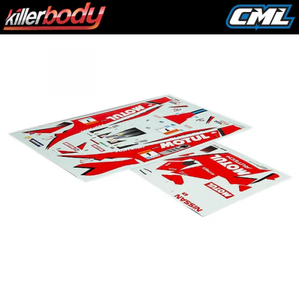 Killer Body Nissan Motul Autech GT-R Decal Sheet — image 1 of 2
