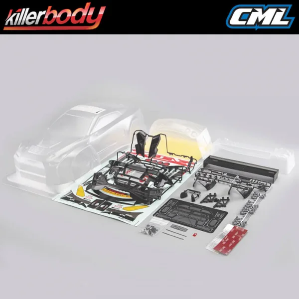 Killer Body B-MAX NDDP Nissan GT-R (Nismo GT3) Clear Body Set - 195mm