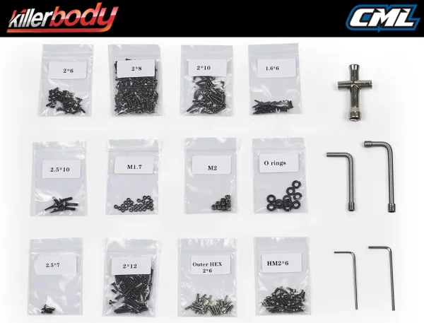 Killer Body Mercury Chassis Kit Fits Kb48765 Jeep Rubicon Body