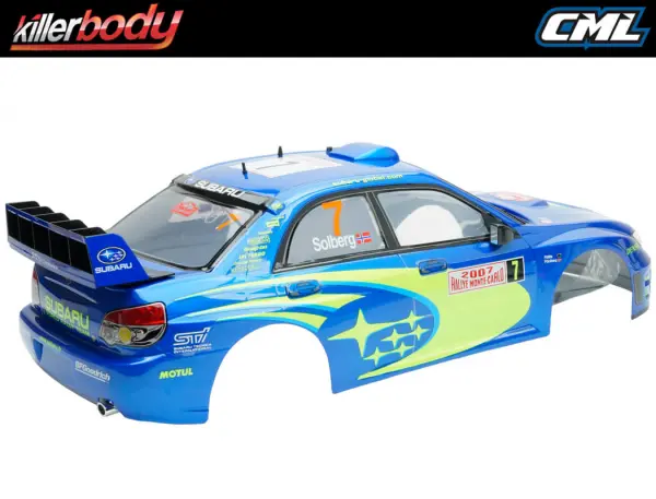 Killer Body Subaru IMPREZA WRC 2007 Pre Painted Blue Body Kit — image 5 of 21