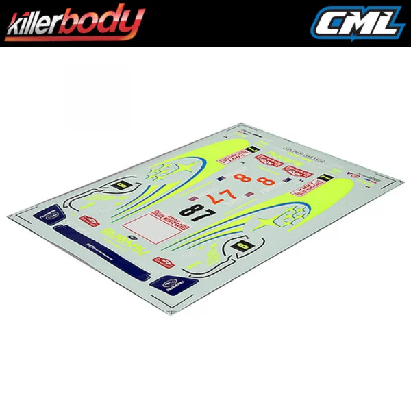 Killer Body Subaru IMPREZA WRC 2007 Racing Decal Sheet — image 1 of 2