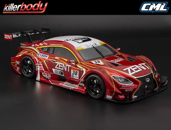 Killer Body Zent Cerumo RC F Clear Bodyshell 1:10 — image 3 of 6