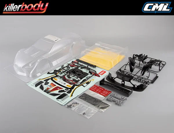 Killer Body Zent Cerumo RC F Clear Bodyshell 1:10 — image 6 of 6