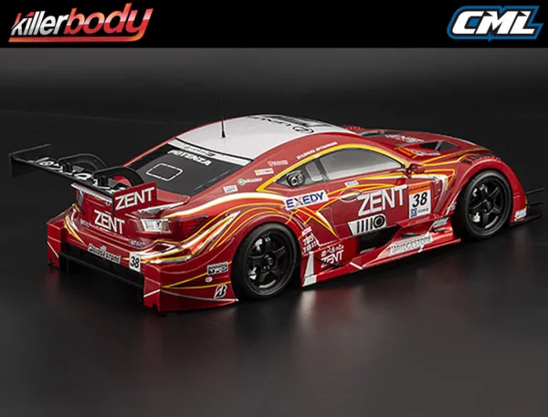 Killer Body Zent Cerumo RC F Clear Bodyshell 1:10 — image 5 of 6