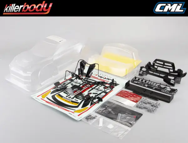 Killer Body Gainer Tanax Nissan GT-R Nismo R35 Clear Unpainted 195mm Bodyshell — image 3 of 7