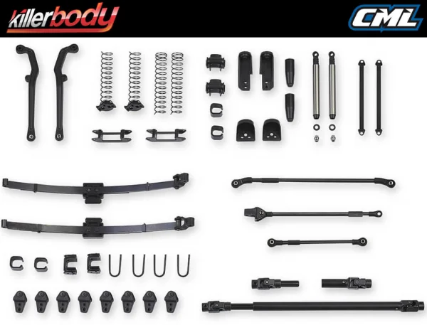 Killer Body Mercury Chassis Kit Fits Kb48601 Toyota Lc70 Body