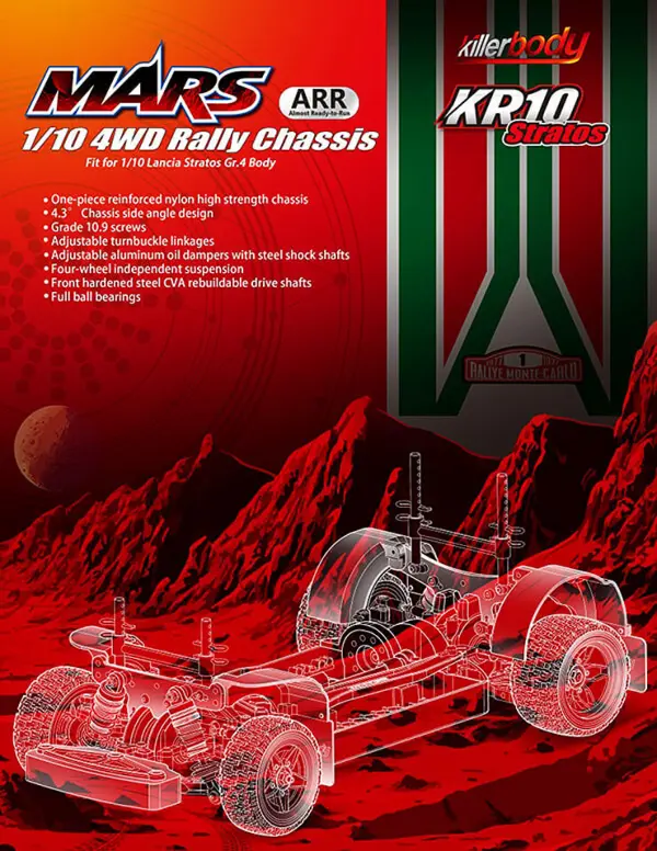 Killer Body Mars KR10 Chassis ARTR — image 10 of 17