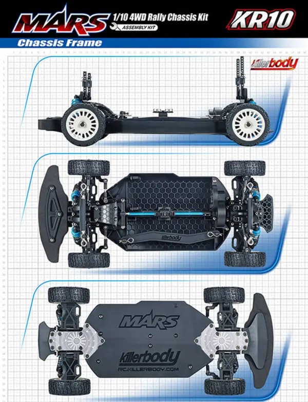 Killer Body Mars KR10 Chassis Kit — image 6 of 9