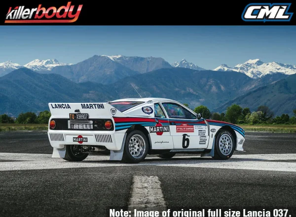 Killer Body Lancia 037 190mm Finished Body Rally