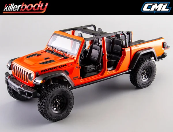 Killer Body Jeep Gladiator Rub Icon Complete Body Set Orange