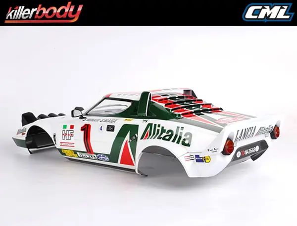 Killer Body Lancia Stratos Gr.4 1:10 Clear Body — image 10 of 11