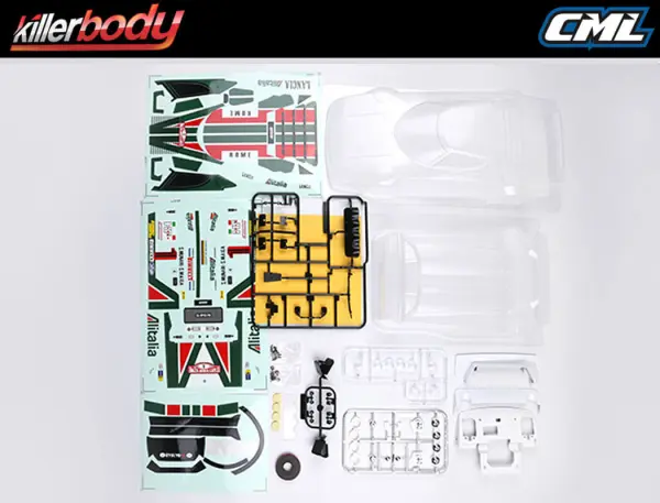 Killer Body Lancia Stratos Gr.4 1:10 Clear Body — image 11 of 11