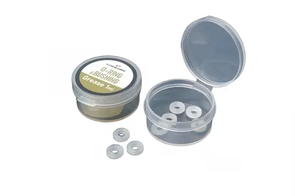 Koswork Shock P3 X-Ring (8) w/SP O-ring grease — image 1 of 6
