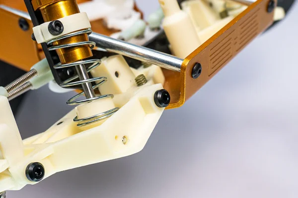 Koswork AE RC10 Front Inner 43mm Hardened Hinge Pin w/locknuts (2) — image 3 of 4