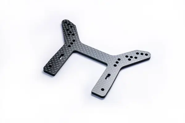 Koswork Carbon 3mm Rear Shock Tower for Yokomo YZ870C - YZ10 — image 4 of 5