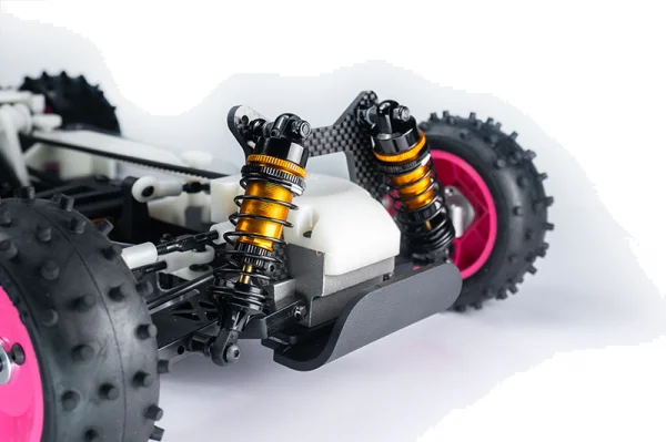 Koswork Big Bore 12mm 1:10 Buggy Shock Set (F&R) (4) Gold/Black — image 5 of 6